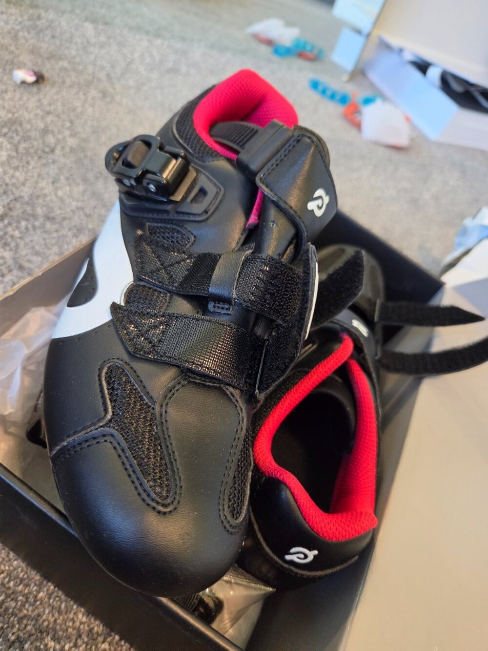Peloton cycling shoes new in box size 39